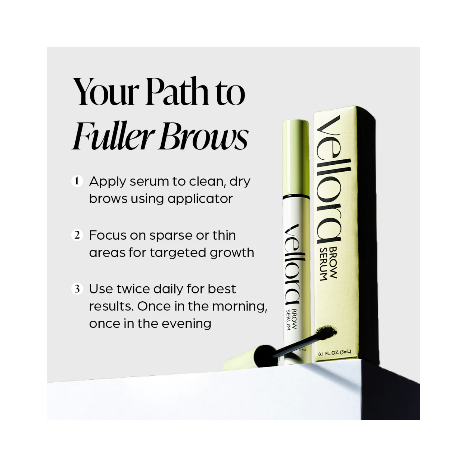 Vellora Brow Serum (3mL in one tube)